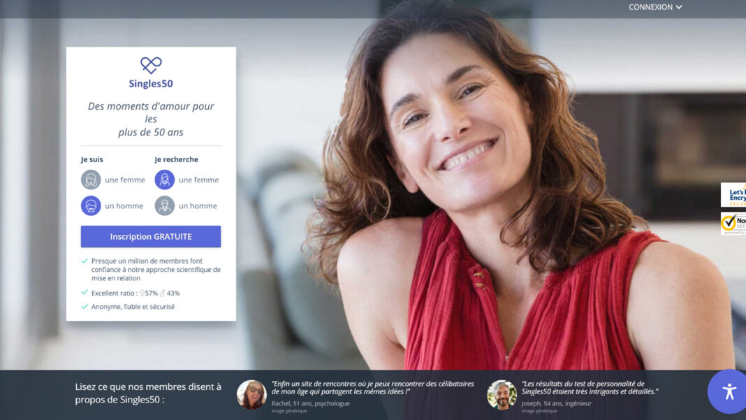 Singles50 avis : gratuit, prix, abonnement et mon avis
